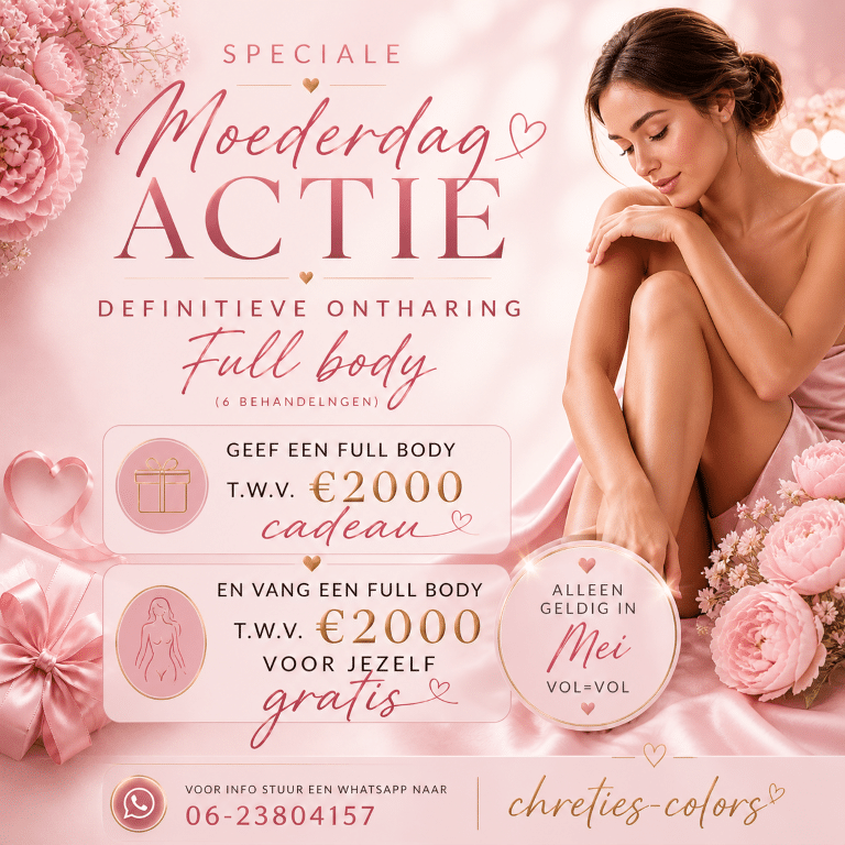 Moederdag actie - Definitieve ontharing full body